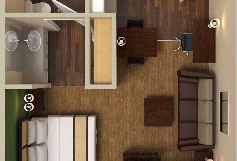 סטודיו דלוקס, Extended Stay America Select Suites   Chicago   Vernon Hills   Lincolnshire