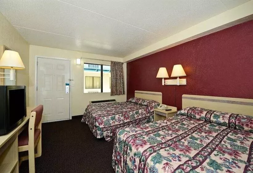 ２ダブルベッドのスタンダードルーム, Americas Best Value Inn Battle Creek