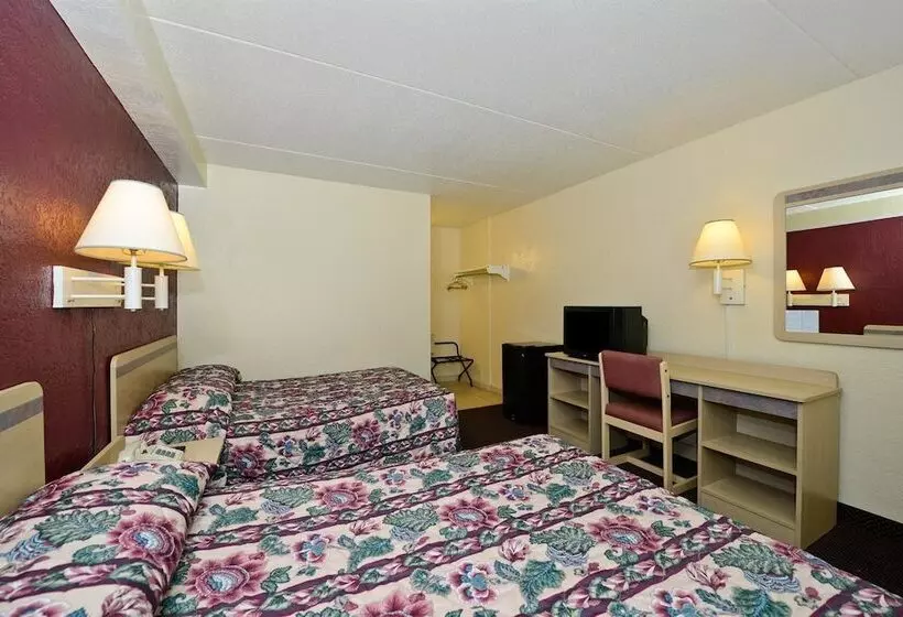 ２ダブルベッドのスタンダードルーム, Americas Best Value Inn Battle Creek