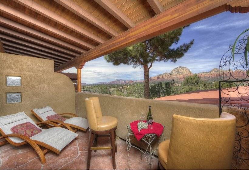 سوییت با چشمانداز کوه, A Sunset Chateau