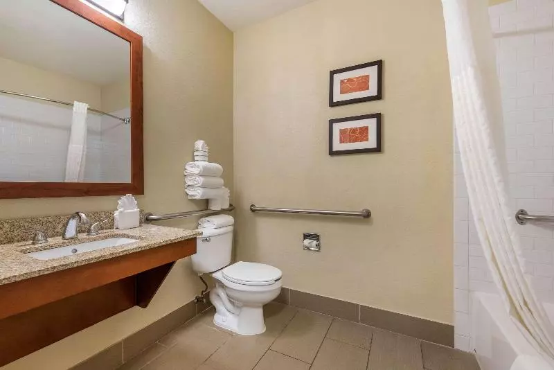 キングサイズベッドのスタンダードルーム, Fairfield Inn & Suites Denton