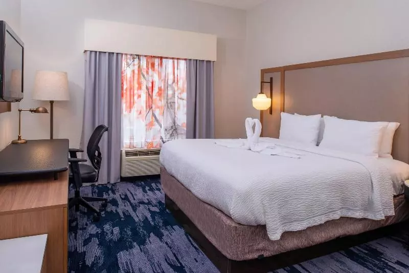 キングサイズベッドのスタンダードルーム, Fairfield Inn & Suites High Point Archdale