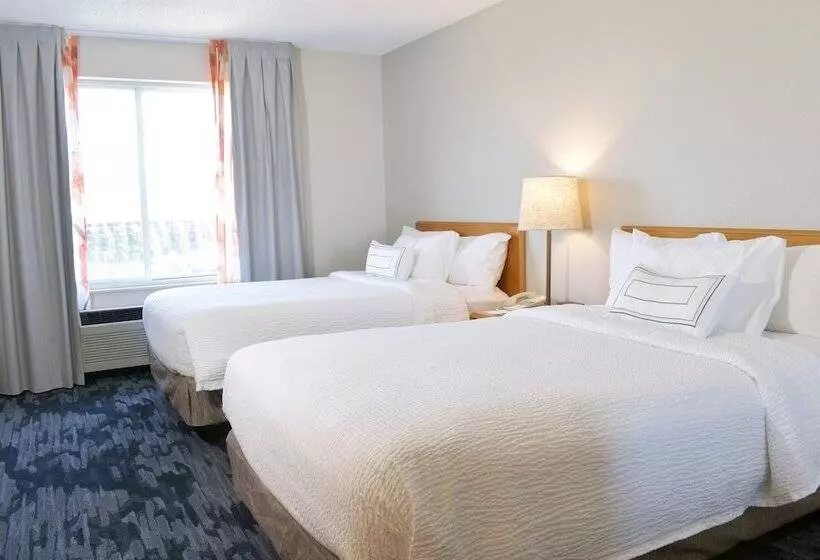 اتاق استاندارد با 2 تخت دوبل, Fairfield Inn & Suites Indianapolis East