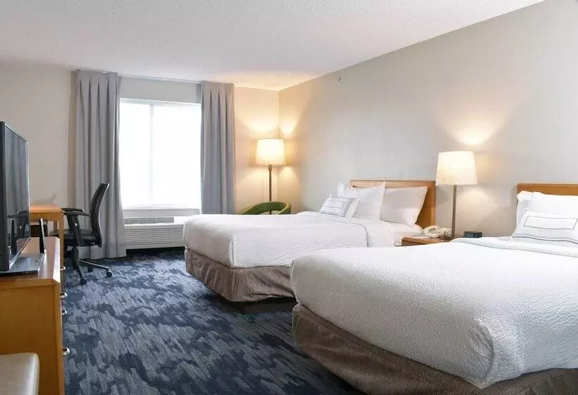 اتاق استاندارد با 2 تخت دوبل, Fairfield Inn & Suites Indianapolis East