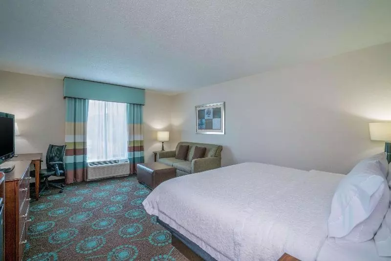 キングサイズベッドのスタンダードルーム, Hampton Inn Dahlgren