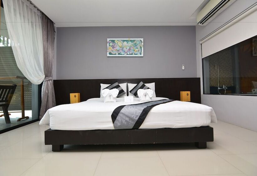 풀장 전망 디럭스 룸, Chaweng Noi Pool Villa