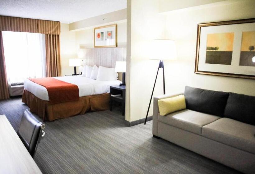 מיטת קינג בסוויטה, Country Inn & Suites By Radisson, Chester, Va