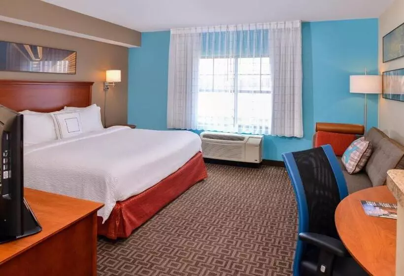 キングサイドベッドのスタンダードワンルーム, Towneplace Suites Thousand Oaks Ventura County