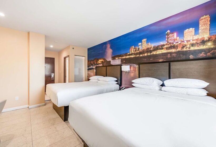 Номер Стандарт 2 Двуспальные Кровати, Knights Inn Brooklyn Sunset Park