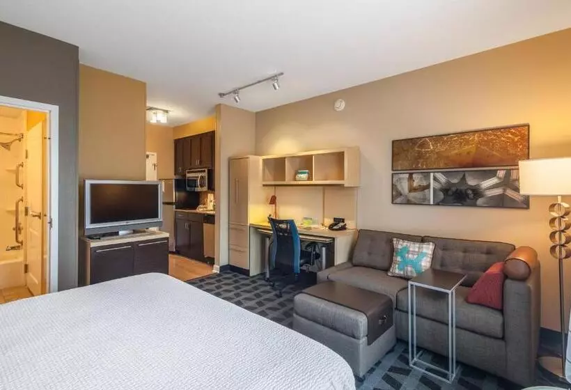 キングサイドベッドのスタンダードワンルーム, Towneplace Suites Jacksonville Butler Boulevard