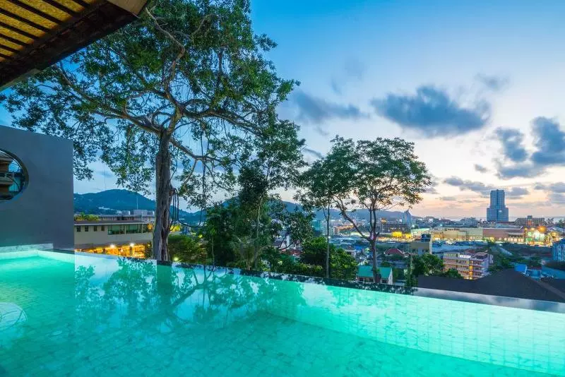 Villa 1 Makuuhuone Merinäkymä, The Senses Resort & Pool Villas, Phuket