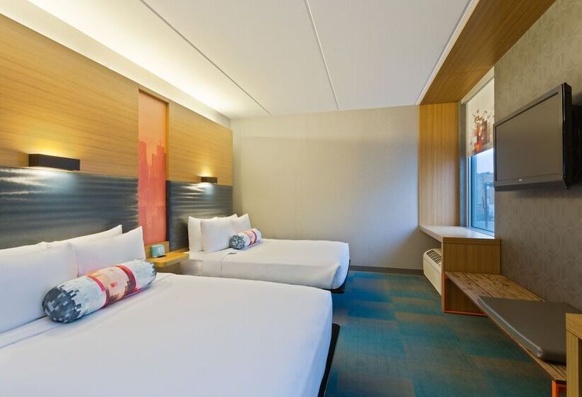 Номер Стандарт 2 Двуспальные Кровати, Aloft Birmingham Soho Square