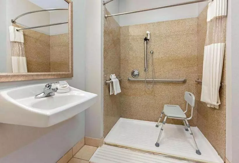 身障者適用キングサイズベッドルーム, La Quinta By Wyndham Bridge City Orange
