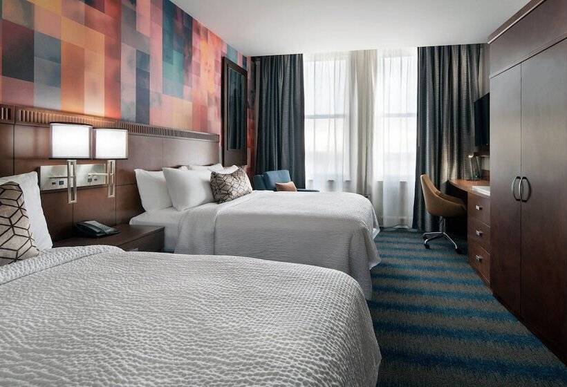 اتاق استاندارد با 2 تخت دوبل, Courtyard Seattle Downtown/pioneer Square