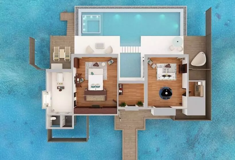 آپارتمان 1 خوابه, Niyama Private Islands Maldives