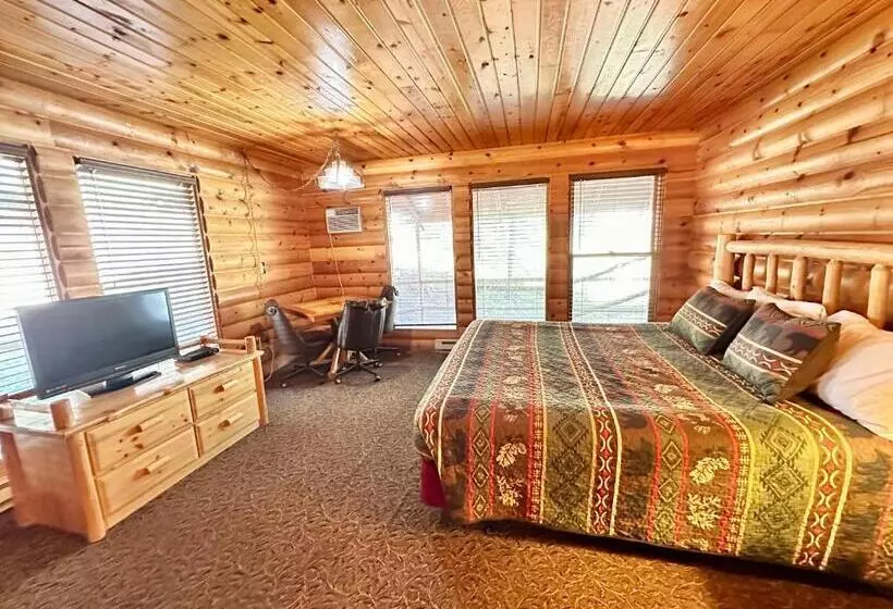 キングサイズベッドのデラックスルーム, The Lodge At Lolo Hot Springs