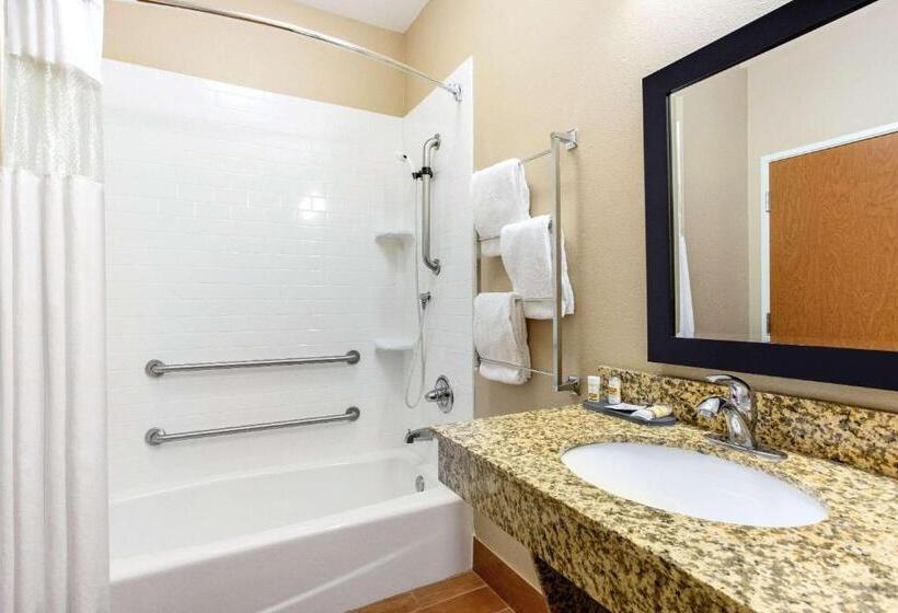 适合残疾人士使用的带超级大床的标准间, La Quinta By Wyndham Indianapolis Airport Plainfield