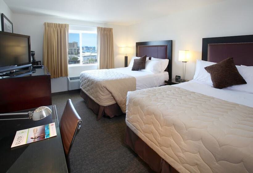 חדר סטנדרט שתי מיטות זוגיות, River Inn At Seaside