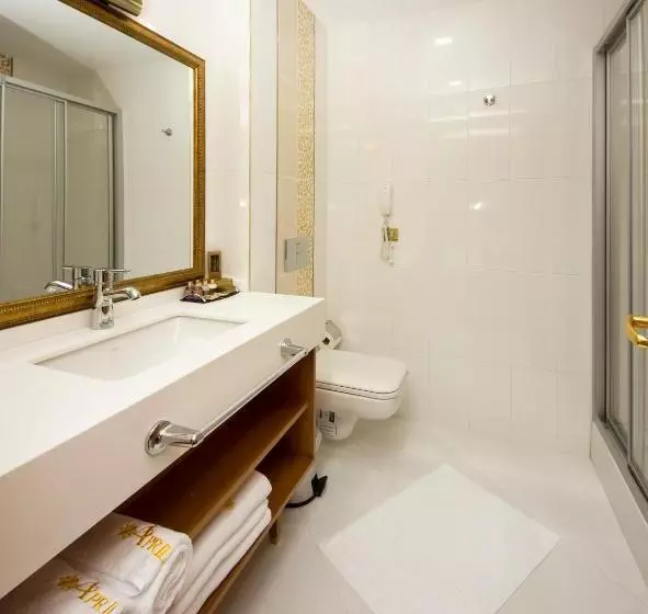 آپارتمان یک خوابه با دری مشترک که هال را جدا می کند., Aprilis Hotel   Special Category