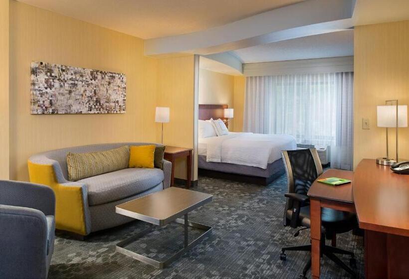 带大床的标准工作室, Courtyard By Marriott Hanover Lebanon