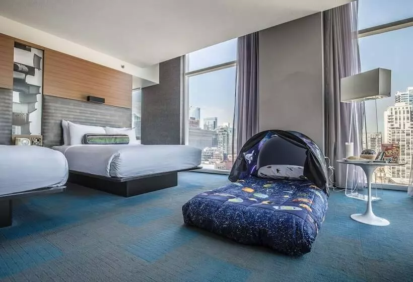 ２ダブルベッドのスタンダードルーム, Aloft Chicago Downtown River North