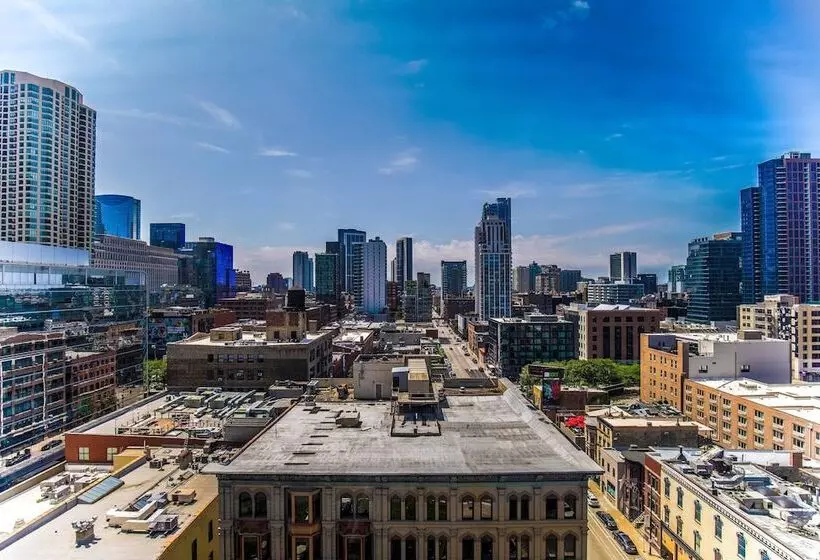 ２ダブルベッドのスタンダードルーム, Aloft Chicago Downtown River North
