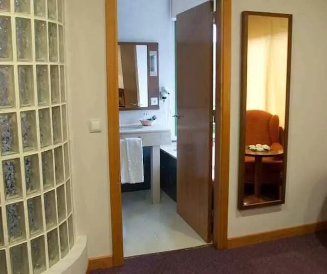 اتاق استاندارد با تراس, El Salugral Termal Resort