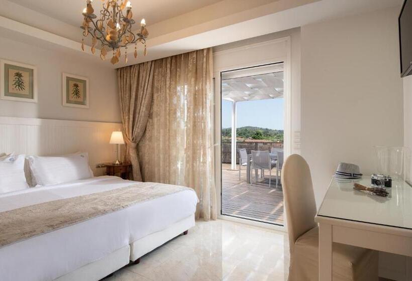 침실 2개 스위트, Antigoni Seaside Resort