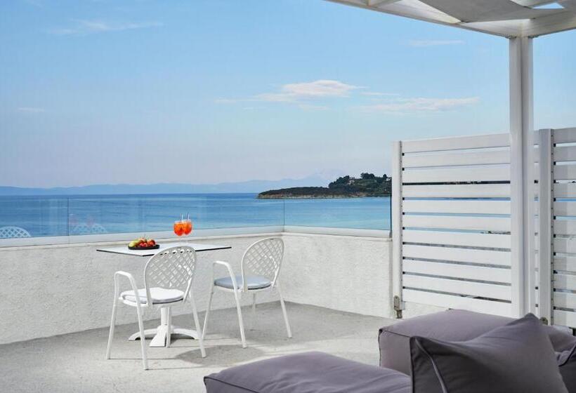 스탠다드 룸 바다 전망, Antigoni Seaside Resort