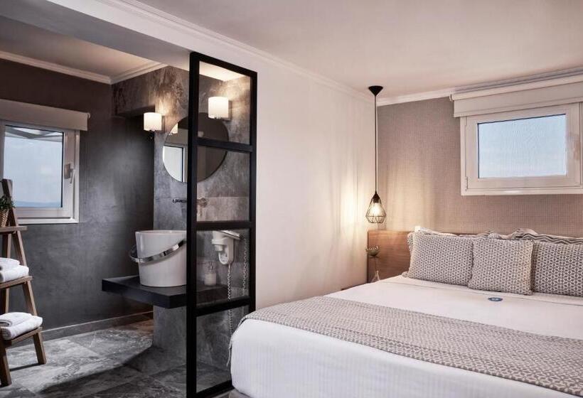 스탠다드 룸 바다 전망, Antigoni Seaside Resort