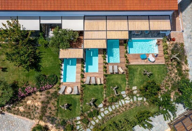 סוויטת ג'וניור עם בריכה, Antigoni Seaside Resort