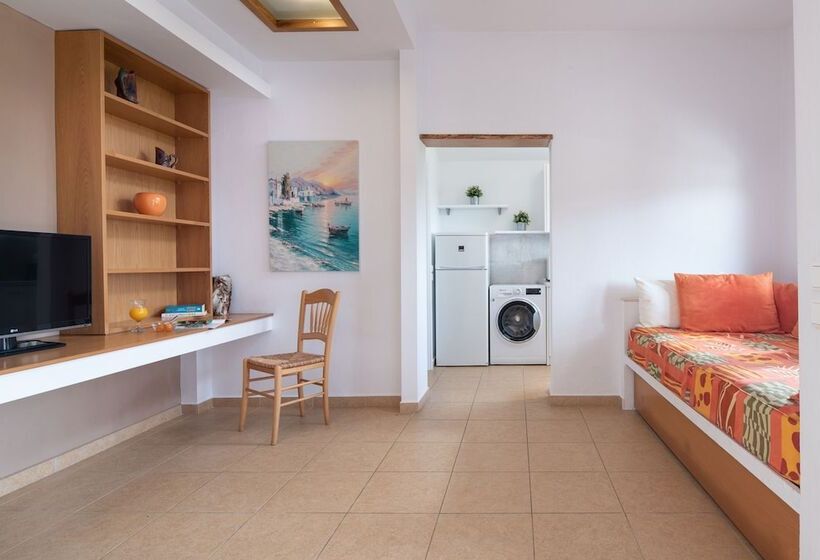 בקתה סטנדרטית עם נוף לים, Antigoni Seaside Resort