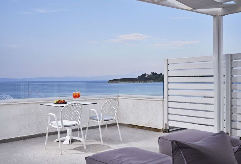 חדר סטנדרט נוף לים, Antigoni Seaside Resort