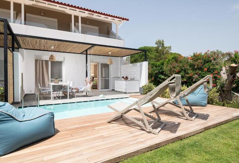 침실 2개 스위트, Antigoni Seaside Resort