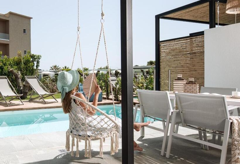 침실 2개 스위트, Antigoni Seaside Resort