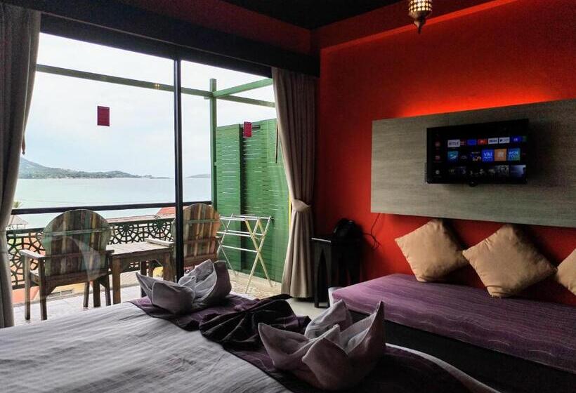 豪华海景房, Bhundhari Chaweng Beach Resort Koh Samui   Sha Plus