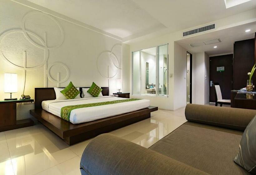 Deluxerum Poolutsikt, The Palmery Resort