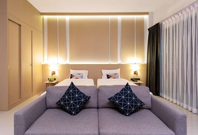 Deluxrum med Terass, The Palmery Resort