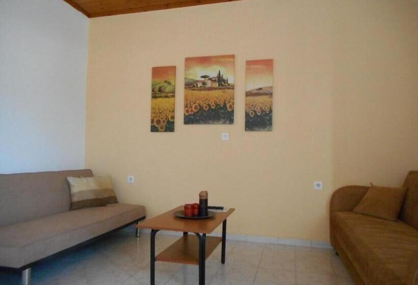 带1个卧室带花园景观的公寓, Egrypos