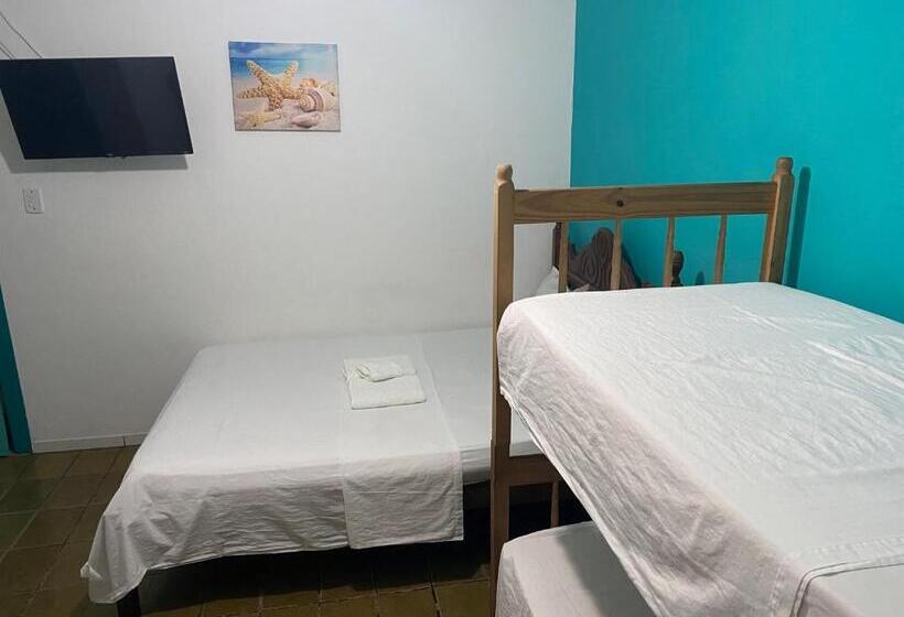 발코니가 있는 4인용 스탠다드 룸, Pousada Real Paraty