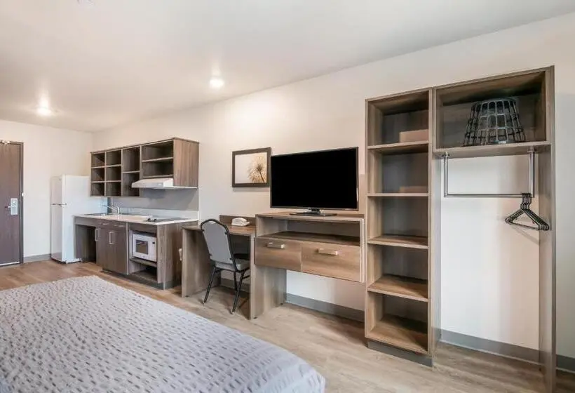 身障者適用キングサイズベッドルーム, Woodspring Suites Broomfield Westminster