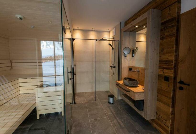 带1个卧室的带阳台的公寓, Natursinn Mountainchalets