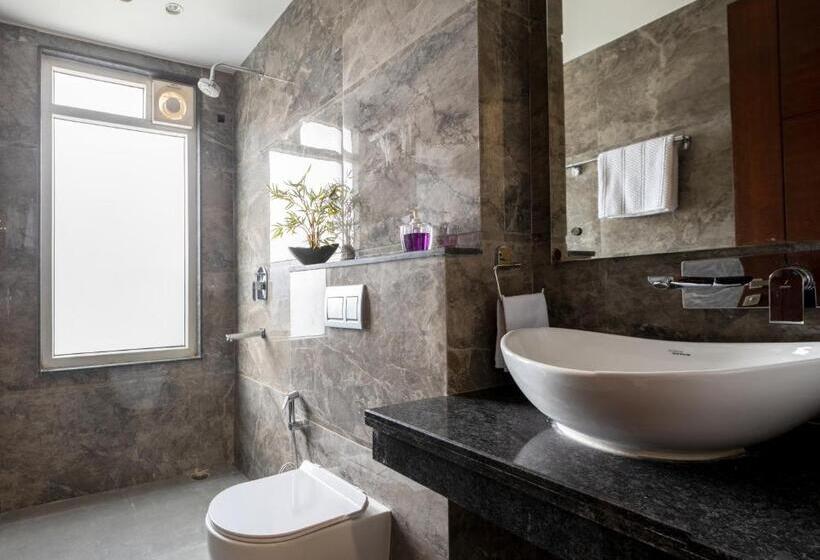 סטודיו משפחתי, Perch Service Apartment Mg Road