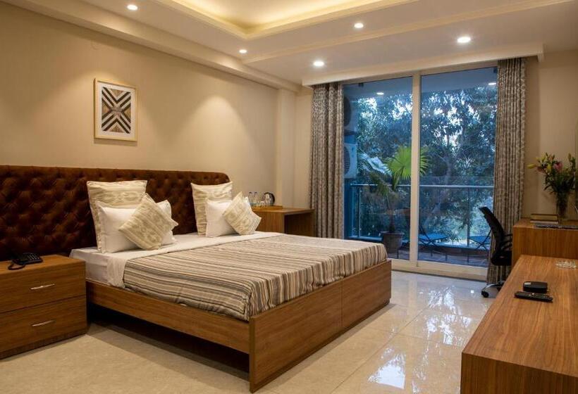 סטודיו סטנדרטי נוף לגינה, Perch Service Apartment Mg Road