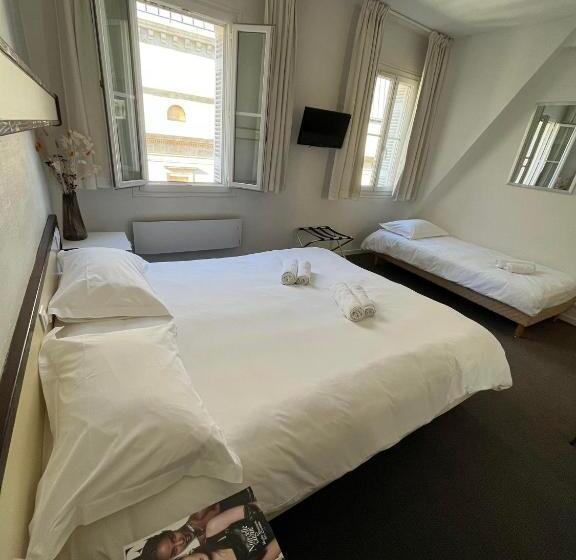 标准三人间, Brit Hotel Des Grands Hommes   Bordeaux Centre