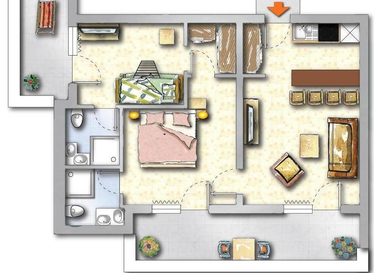 Апартаменты 2 Спальни, Family Apart Stubai