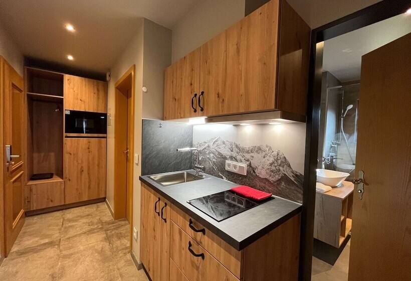 침실 1개 발코니 아파트, Garni Brunnthaler