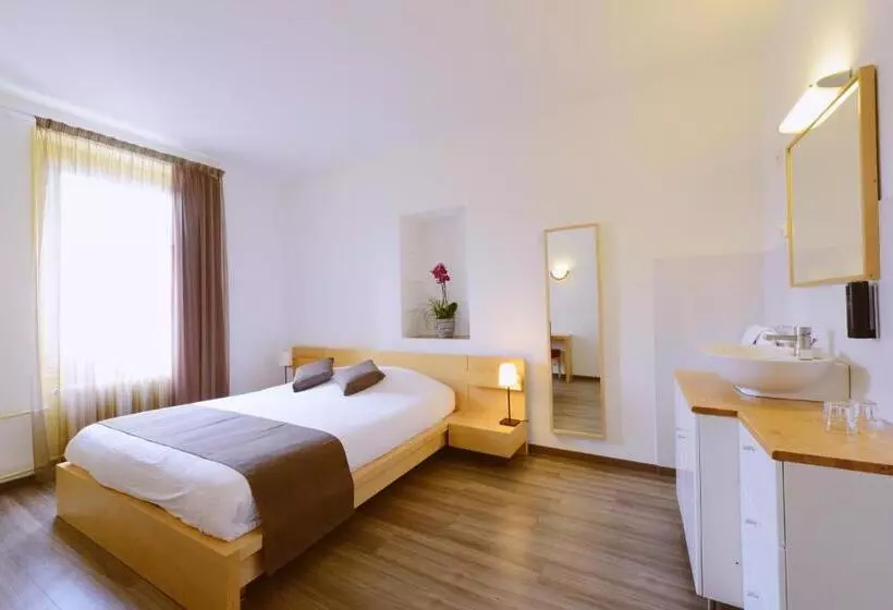 اتاق استاندارد با سرویس بهداشتی مشترک, Hôtel Du Marché