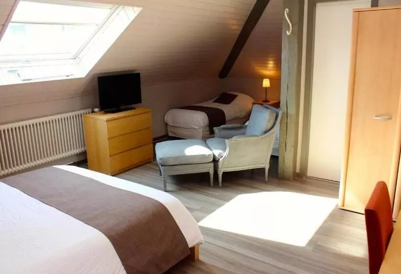 اتاق استاندارد چهار تخته, Hôtel Du Marché