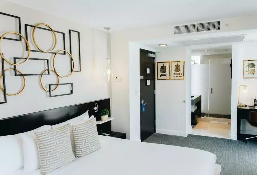 اتاق دلوکس با تخت کینگ و چشم‌انداز شهر, Iberostar Waves Berkeley Shore